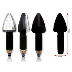 Clignotants moto Bihr TRI leds longs
