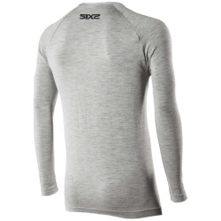 Maillot thermique moto SIXS TS2 MERINOS GREY 2