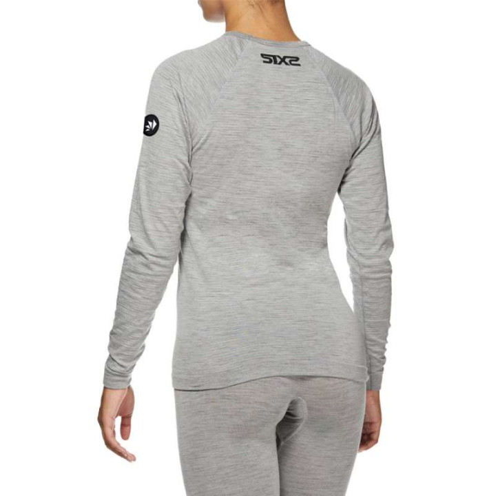 Maillot thermique moto SIXS TS2 MERINOS GREY