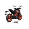 Silencieux homologué Mivv GP PRO Inox noir (KT.025.LXBP) KTM Duke 125/390