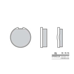 Plaquettes de frein organique BREMBO 07KA0328