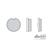 Plaquettes de frein organique BREMBO 07KA0328