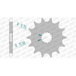 AFAM 15 teeth not 525 type 22404 Suzuki GSF 400 Bandit