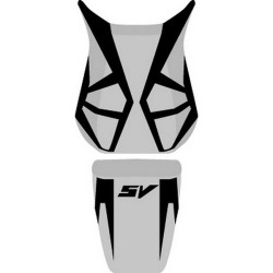 Saddle cover Bagster (2167O) Steel/Black/Black Letters Suzuki SV650/SV650 S 07