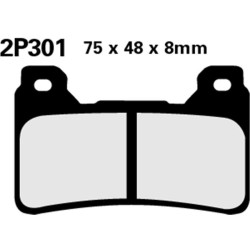 Plaquettes de frein racing sinter Nissin 2P301 ST