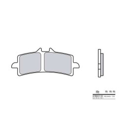 Plaquettes de frein carbone céramique racing BREMBO 07BB37RC