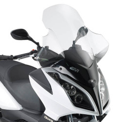 Bulle incolore Givi +15-5cm D294ST Kymco Downtown 125i-200i-300i XTown 125-300 2009-2025