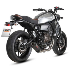Ligne complète homologuée Mivv OVAL Carbone Yamaha XSR700 2