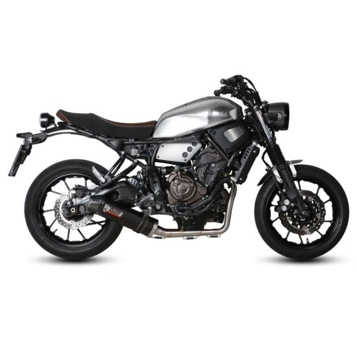 Ligne complète homologuée Mivv OVAL Carbone Yamaha XSR700