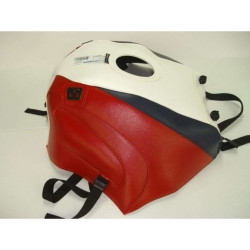 Tapis de réservoir Bagster blanc/rouge/bandes marines (1114B) Yamaha FJ1200