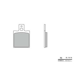 Plaquettes de frein carbone céramique avant BREMBO 07088CC