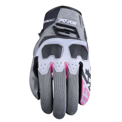 Gants moto femme Aventure Five TFX4 WOMAN GRIS/ROSE