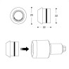 Clignotants embouts de guidon Barracuda B-LED B-LUX 