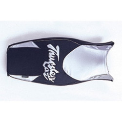 Housse de selle Bagster (2039D) Marine/Argent/Lettres Argent Yamaha YZF600 THUNDER CAT 96