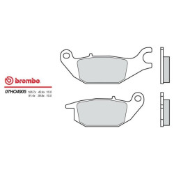 Brembo organic motorcycle brake pads 07HO4905