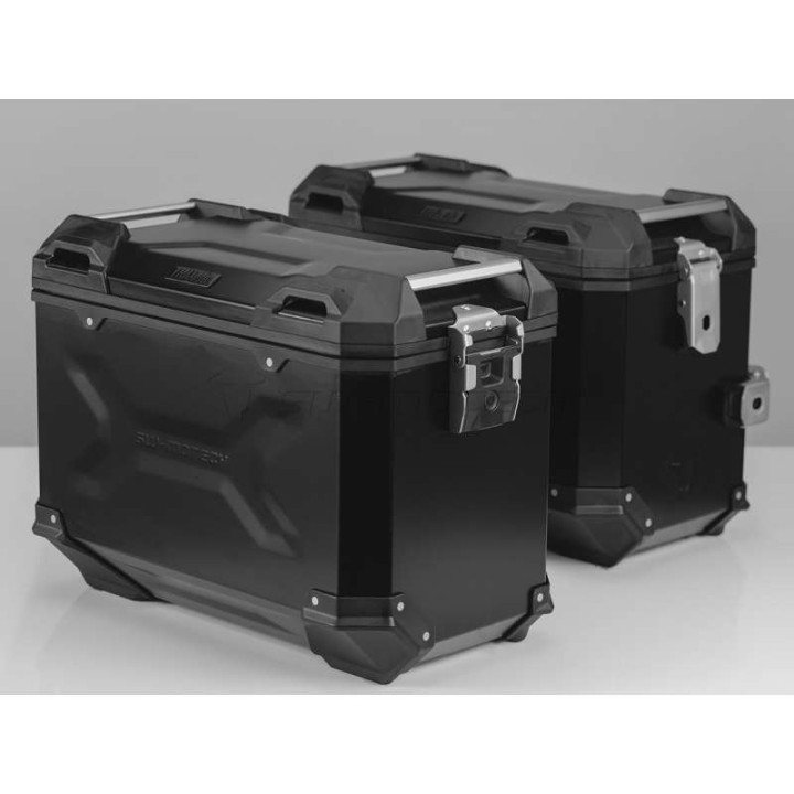 SW-Motech TraX ADVENTURE Suzuki V-STROM 1000 14- 45L aluminum suitcase kit