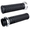 Poignées moto PushPull Harley Davidson ODI VANS Noir/Argent