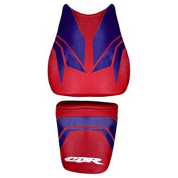 Housse de selle Bagster (2153D) Rouge/Bleu De Chine/Lettres Blanches Honda CBR1000RR 05