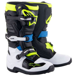 ALPINESTARS TECH 7S BLACK/BLUE/YELLOW children's boots