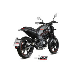 Ligne complète Mivv X-M1 Inox noir (E.007.LC4B) Benelli Leoncino 125 2