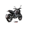 Ligne complète Mivv X-M1 Inox noir (E.007.LC4B) Benelli Leoncino 125