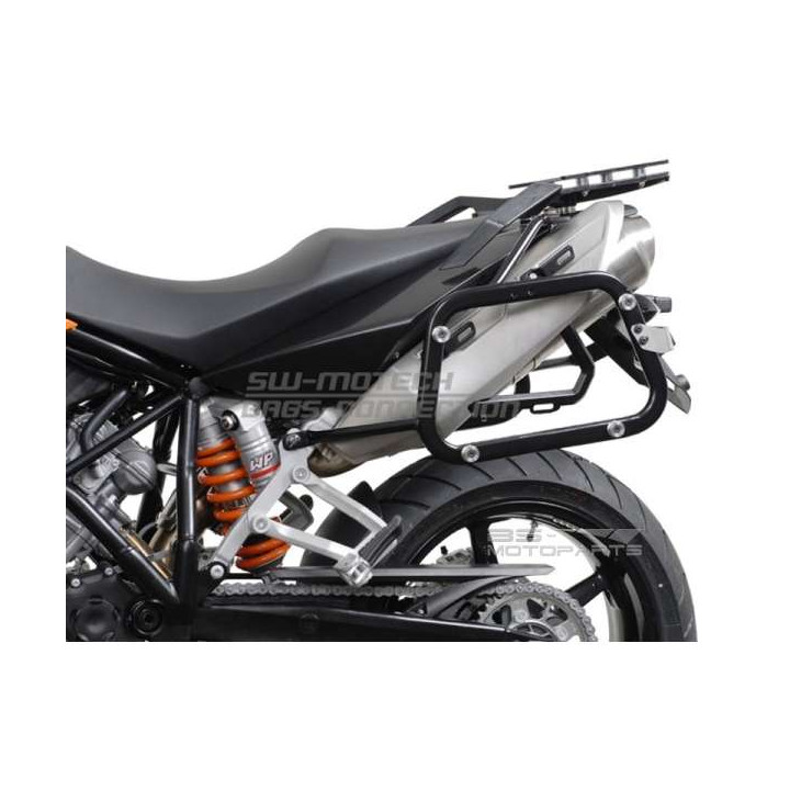 Supports latéraux SW-Motech QUICK-LOCK EVO pour KTM 990 SM/SMR/SMT et 950 SM