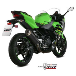Silencieux homologué Mivv GP PRO Inox noir (K.047.LXBP) Kawasaki Ninja 400 18- 2