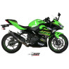 Silencieux homologué Mivv GP PRO Inox noir (K.047.LXBP) Kawasaki Ninja 400 18-