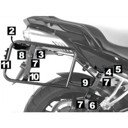 Support valises latérales Hepco-Becker Yamaha FZ6 07-09