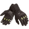 Gants moto T.UR TR-P HYDROSCUD Noir/Jaune fluo