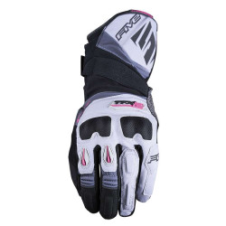 Gants moto femme Aventure Five TFX2 WOMAN WP GRIS/ROSE