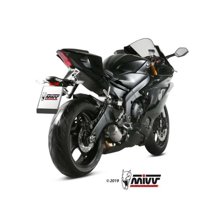 Silencieux homologué Mivv MK3 Inox (Y.063.LM3X) Yamaha YZF-R6 17-