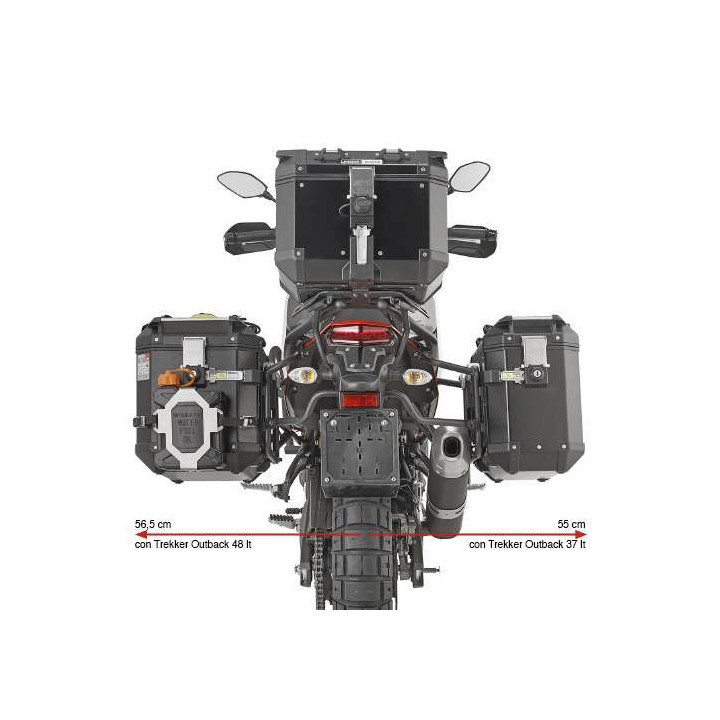 Givi MONOKEY CAM-SIDE luggage rack (PLO2145CAM) Yamaha TÉNÉRÉ 700