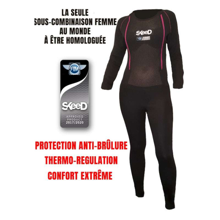Sous combinaison femme Skeed MOTO RACER Lady