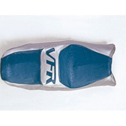 Housse de selle Bagster (2007C) Pervenches/Argent/Lettres Pervenche Honda VFR750 94-97
