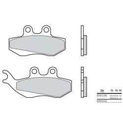 Plaquettes de frein organique Brembo 07012CC