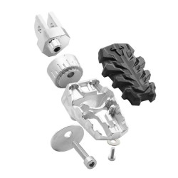 SW-Motech EVO footrests BMW F800GT/F800R Aprilia SHIVER Suzuki V-STROM 650/1000 2