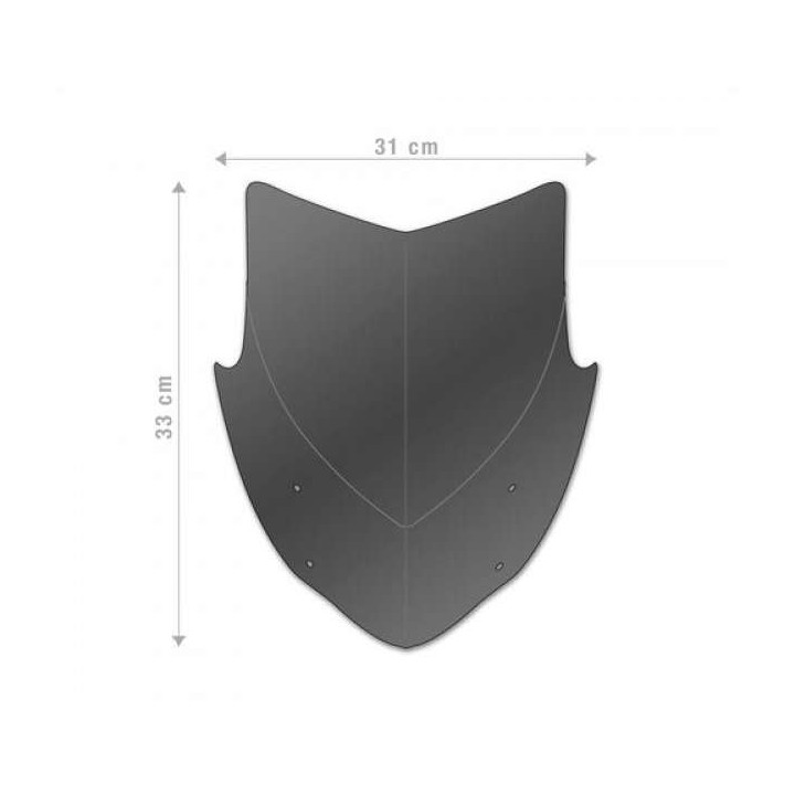 Windscreen Barracuda AEROSPORT Ducati Hypermotard 950