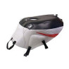 Tapis de réservoir Bagster noir/gris clair/pointe rouge (1402D) Suzuki GSX750 R