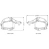 Extensions de protège-mains Puig (8948) CRF1000L AFRICA TWIN