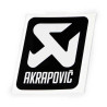 Autocollant vertical Akrapovic BLACK 75x75mm