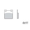 Plaquettes de frein sinter BREMBO 07SU20SP