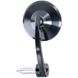 Rétroviseur embout de guidon HIGHSIDER MONTANA EVO 100mm Noir