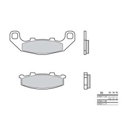 Plaquettes de frein sinter BREMBO 07KA11SA