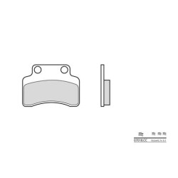 Plaquettes de frein carbone céramique avant BREMBO 07018CC