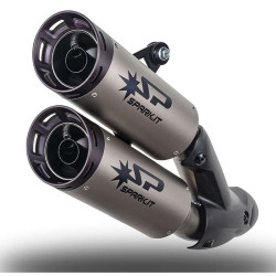 SPARK DYNO Titanium/Black DUCATI MONSTER 937 approved muffler
