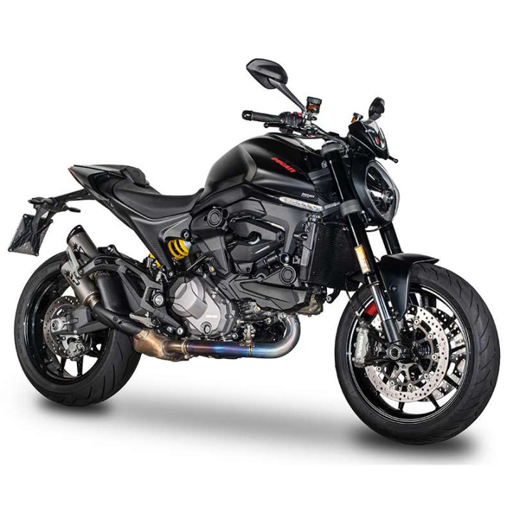 SPARK DYNO Titanium/Black DUCATI MONSTER 937 approved muffler