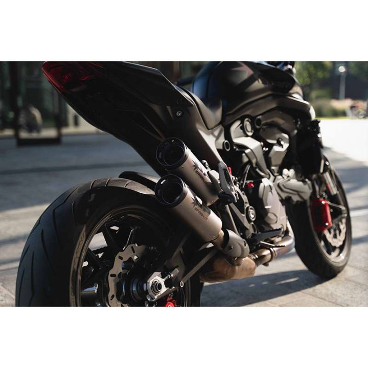 SPARK DYNO Titanium/Black DUCATI MONSTER 937 approved muffler