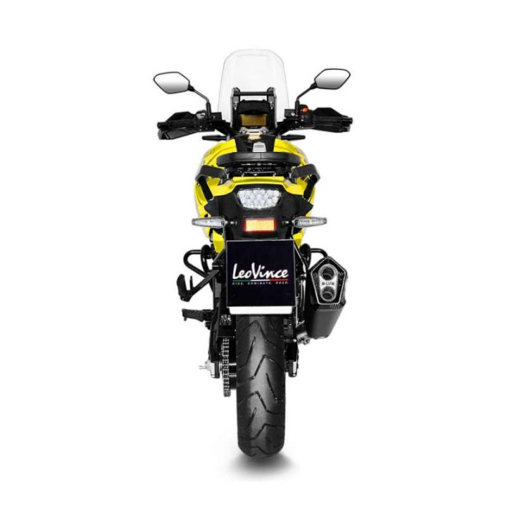 Silencieux homologué LeoVince LV-12 Black Edition (15303B) Suzuki V-Strom 1050/XT