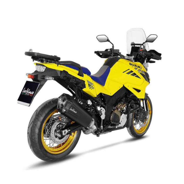 Silencieux homologué LeoVince LV-12 Black Edition (15303B) Suzuki V-Strom 1050/XT